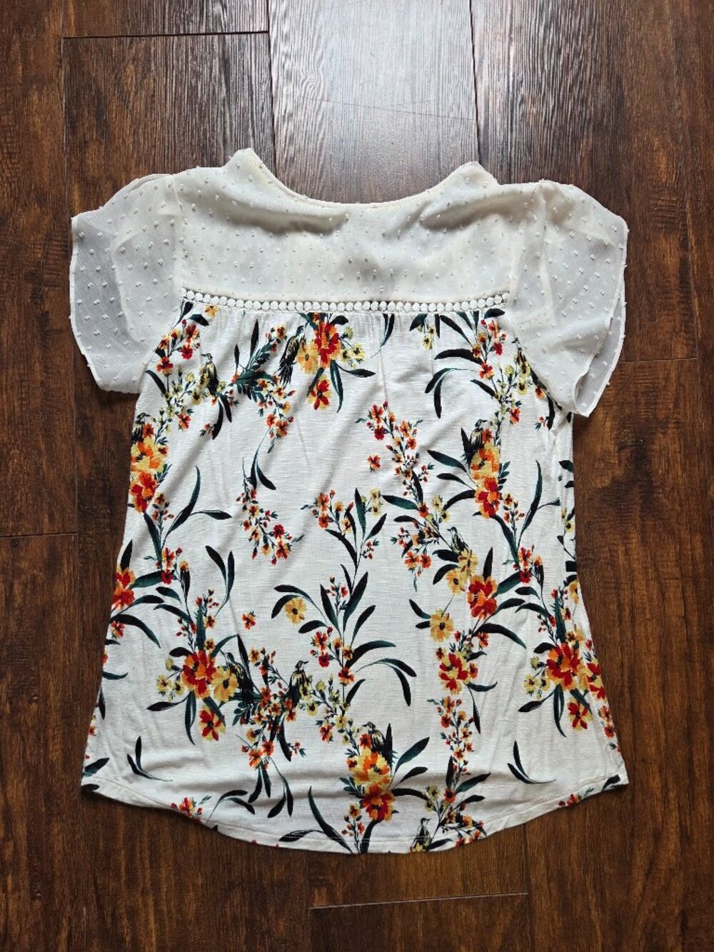 Daniel Rainn Jarra Flutter Sleeve Tassel Knit Top, x-small, like new - Picture 7 of 12